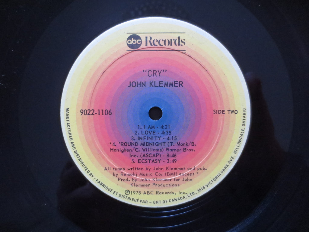 John Klemmer – Cry (1978) Vinyl LP