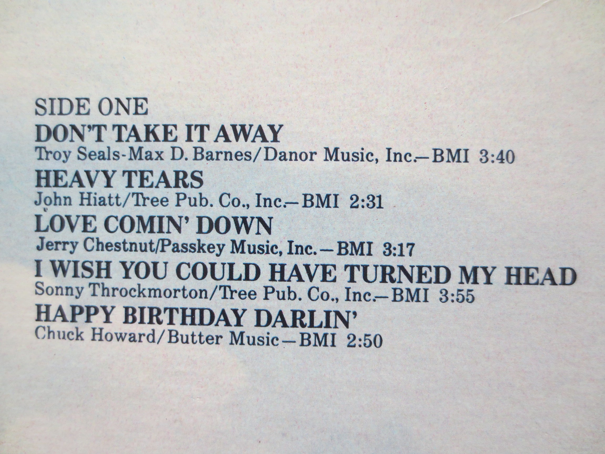 Conway Twitty – Cross Winds (1979) Vinyl LP