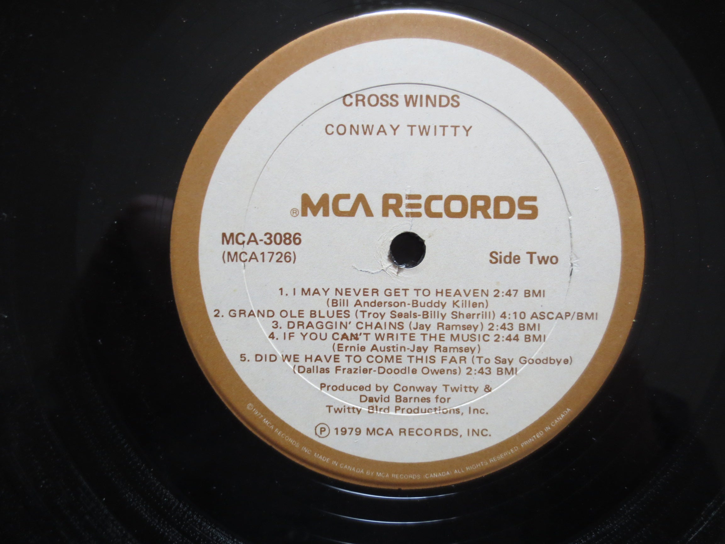 Conway Twitty – Cross Winds (1979) Vinyl LP