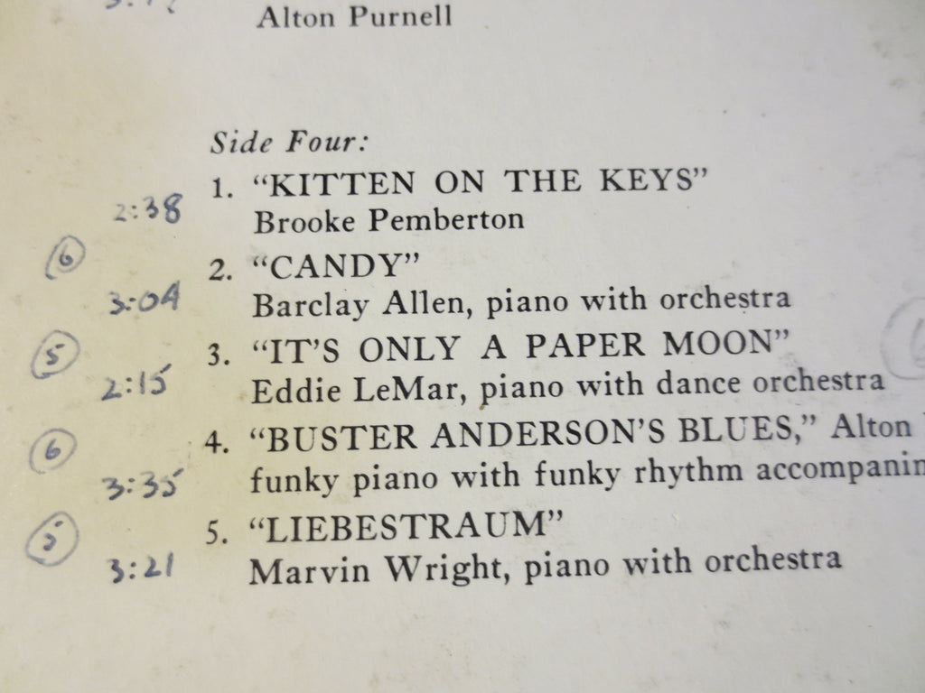 Keys à la Carte – Warner Brothers Sampler Vinyl LP