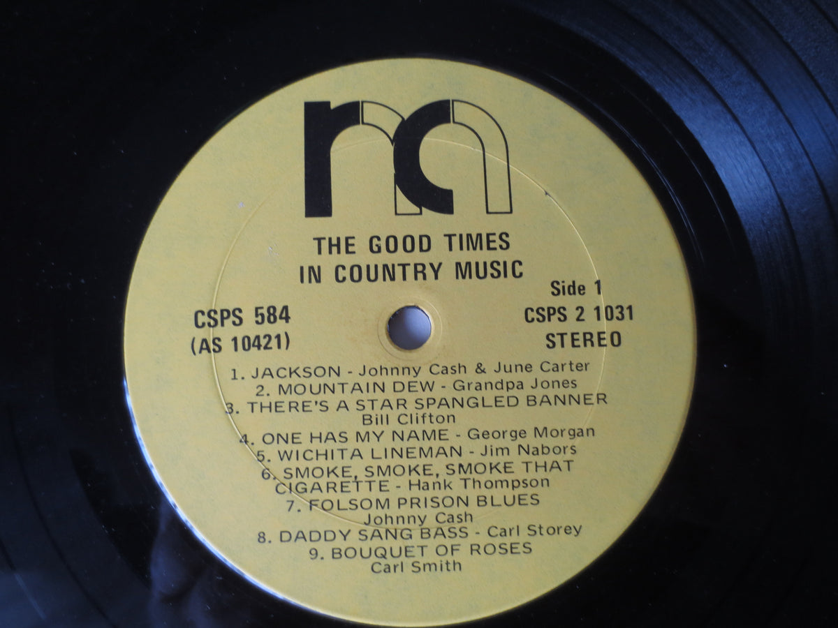 The Good Times in Country Music (1974) Double Vinyl LP