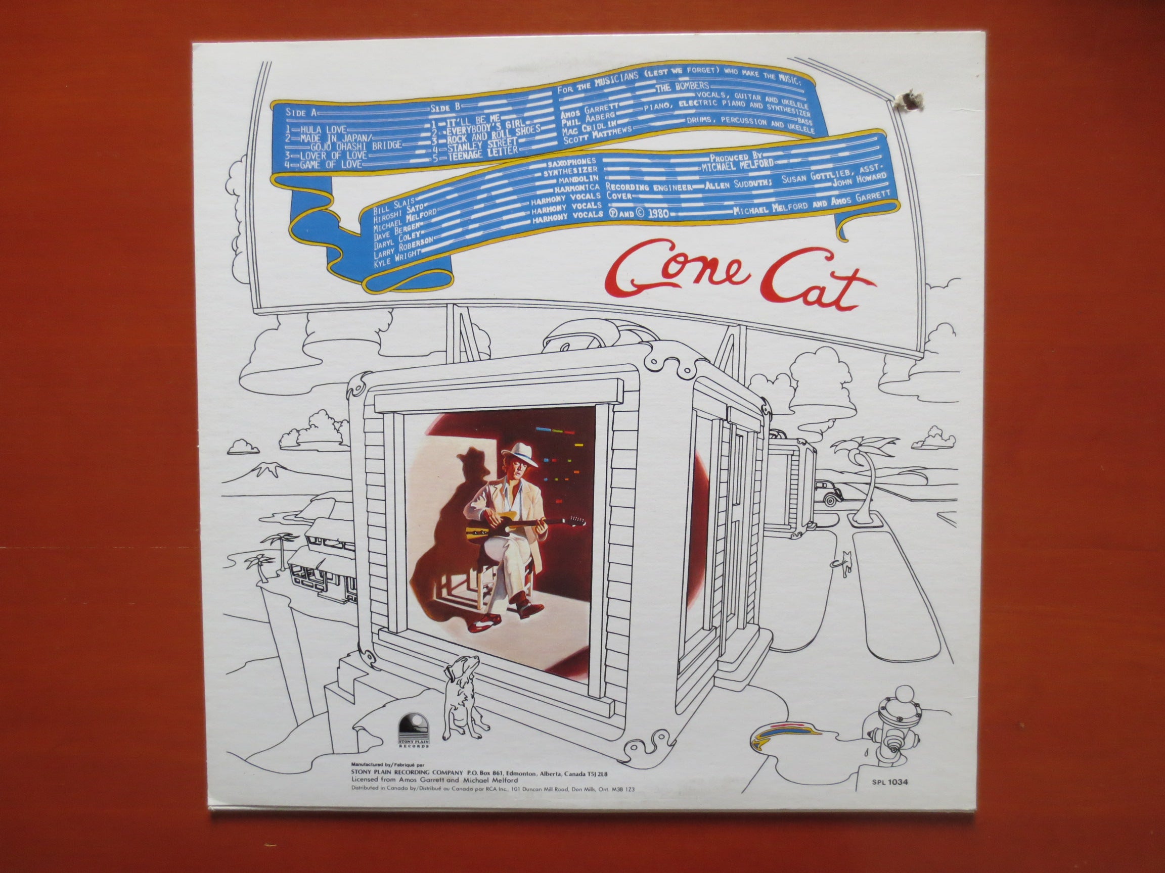 Amos Garrett – Go Cat Go (1980) Vinyl LP