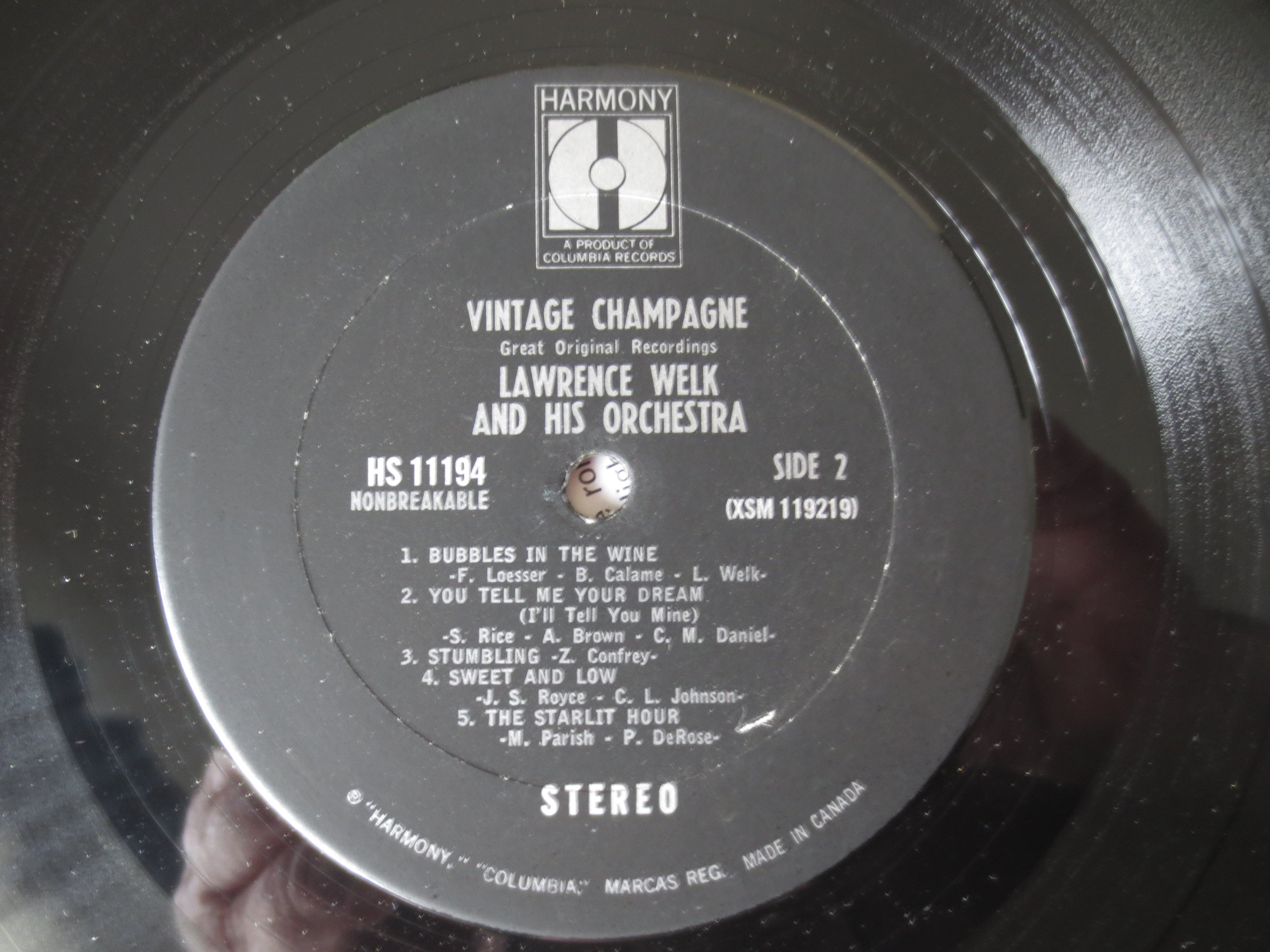 Lawrence Welk – Vintage Champagne (1966) Vinyl LP