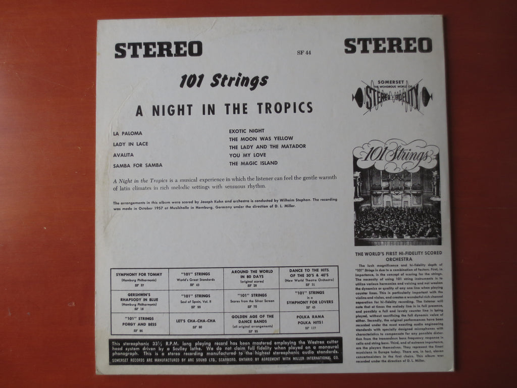 101 Strings – A Night in the Tropics (1957) Vinyl LP