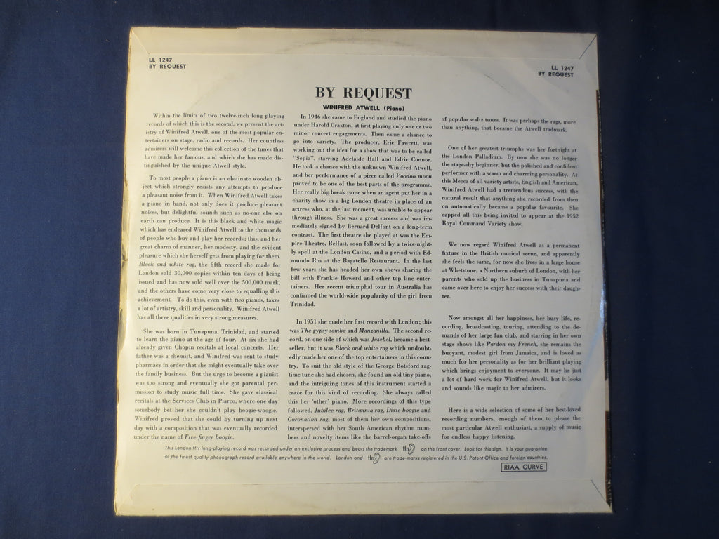 Winifred Atwell – By Request (1956) Vinyl LP
