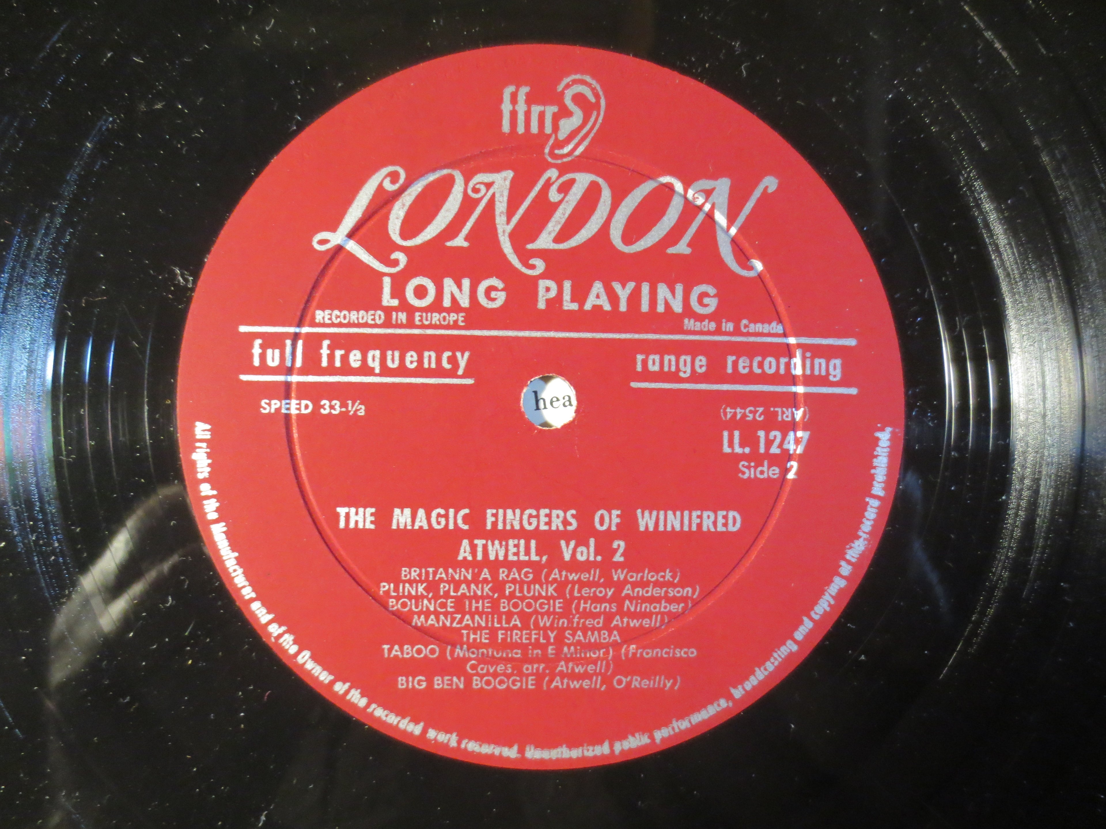 Winifred Atwell – By Request (1956) Vinyl LP