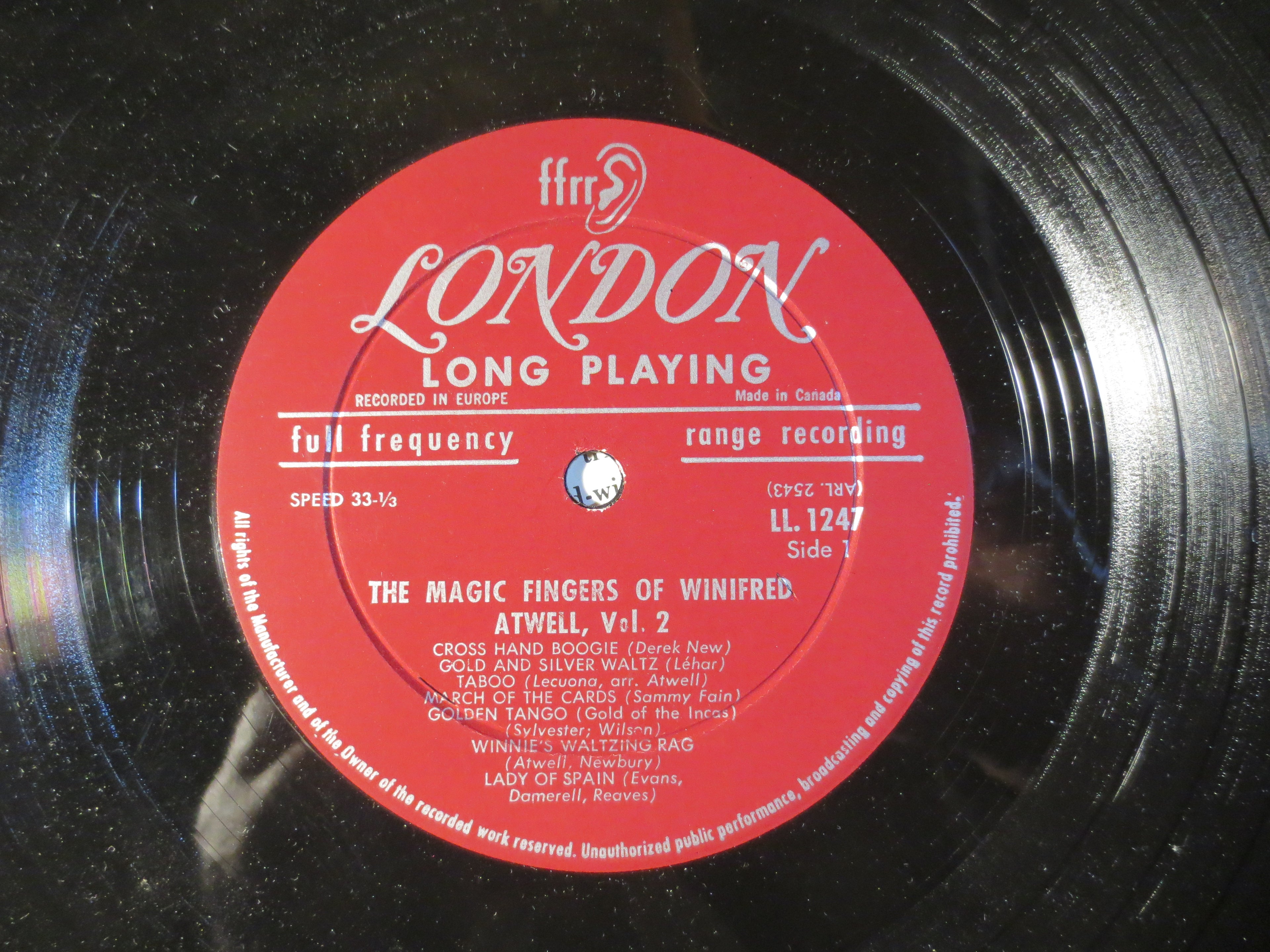 Winifred Atwell – By Request (1956) Vinyl LP