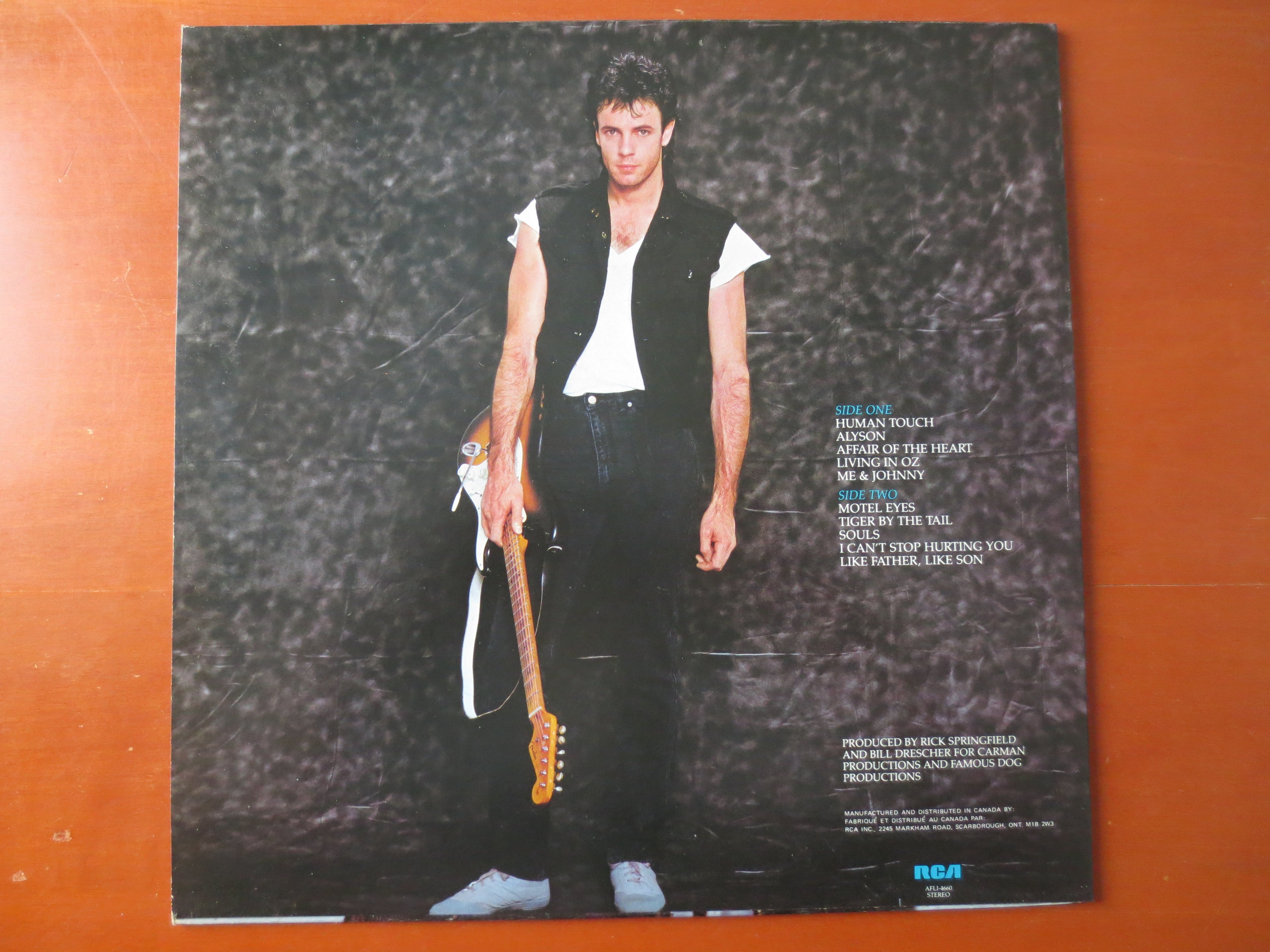 Rick Springfield – Living in Oz (1983) Vinyl LP