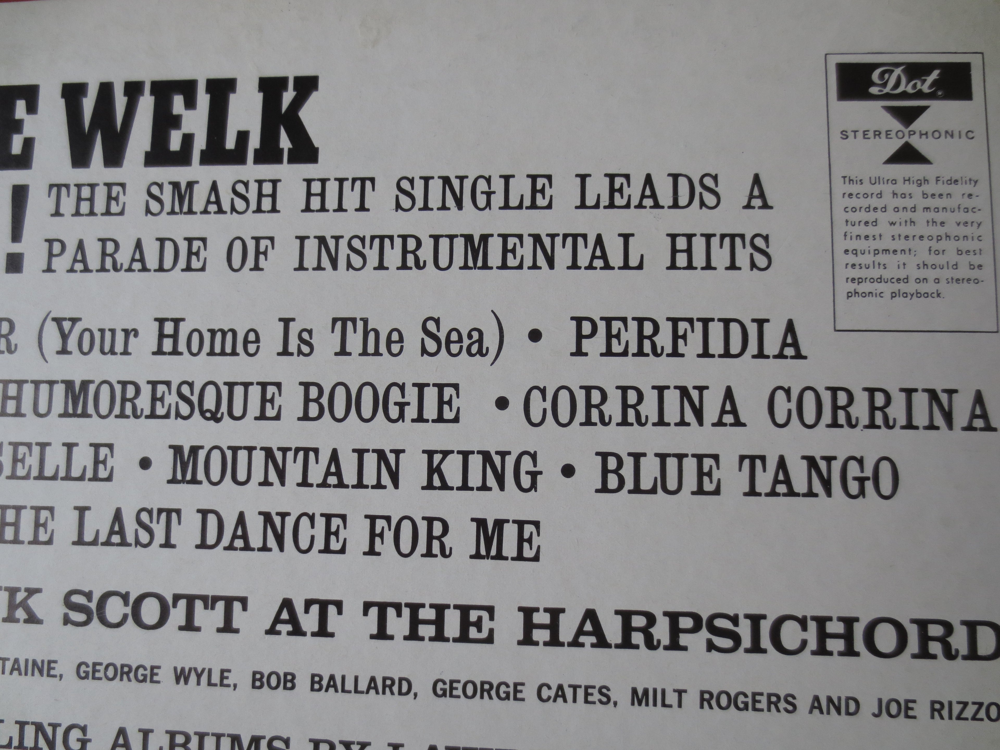 Lawrence Welk – Calcutta (1961) Vinyl LP