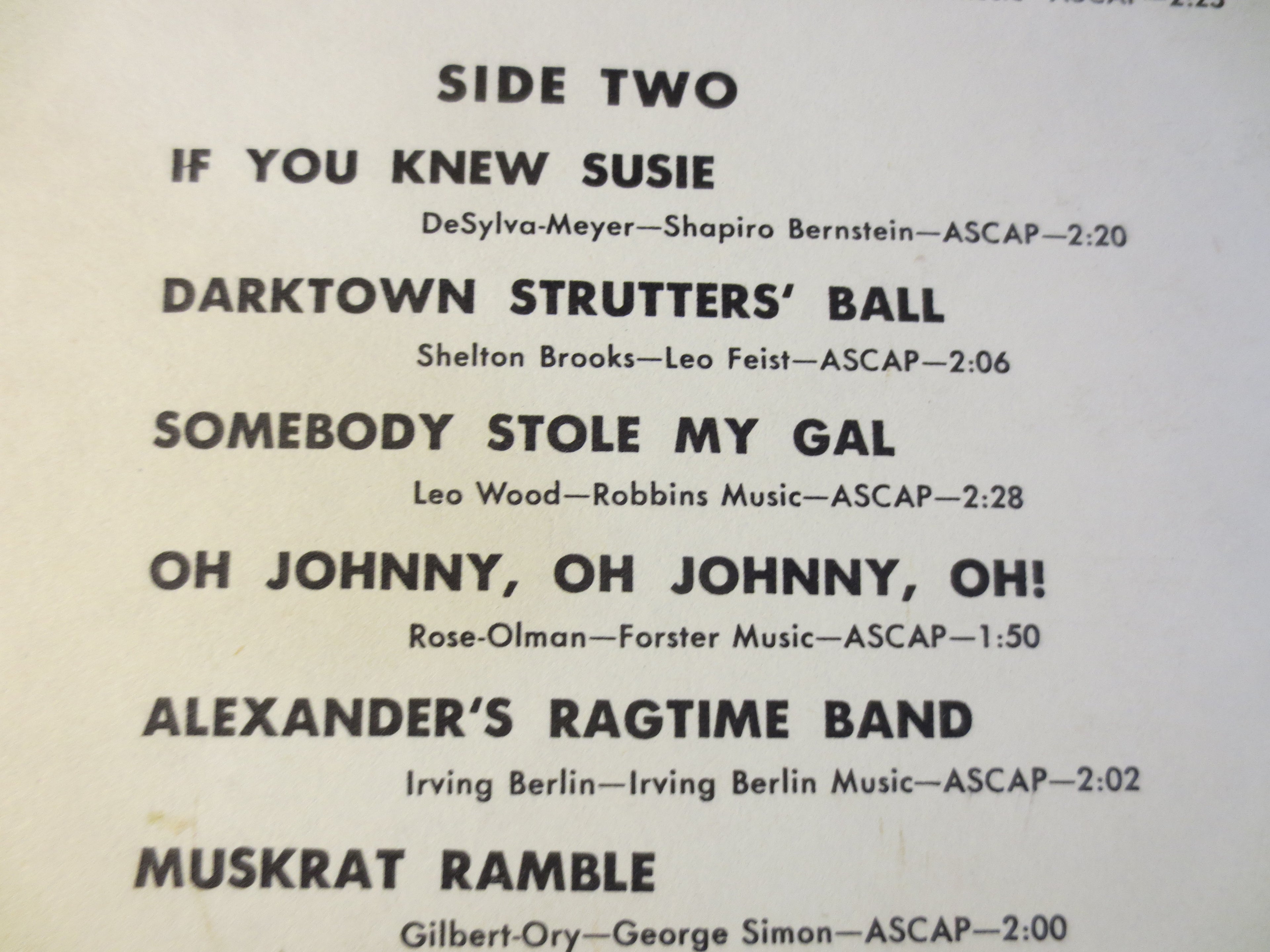 Lou Stein – Honky Tonk Piano (1956) Vinyl LP