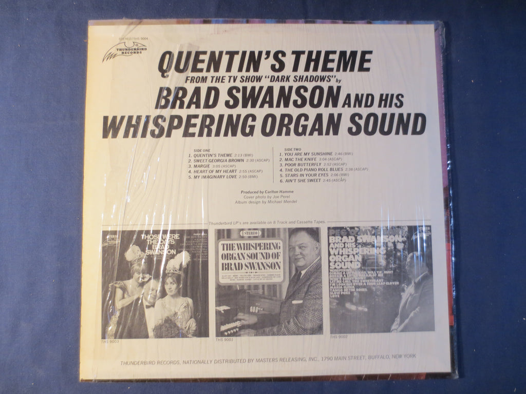 Brad Swanson – Quentin's Theme (1970s) Vinyl LP