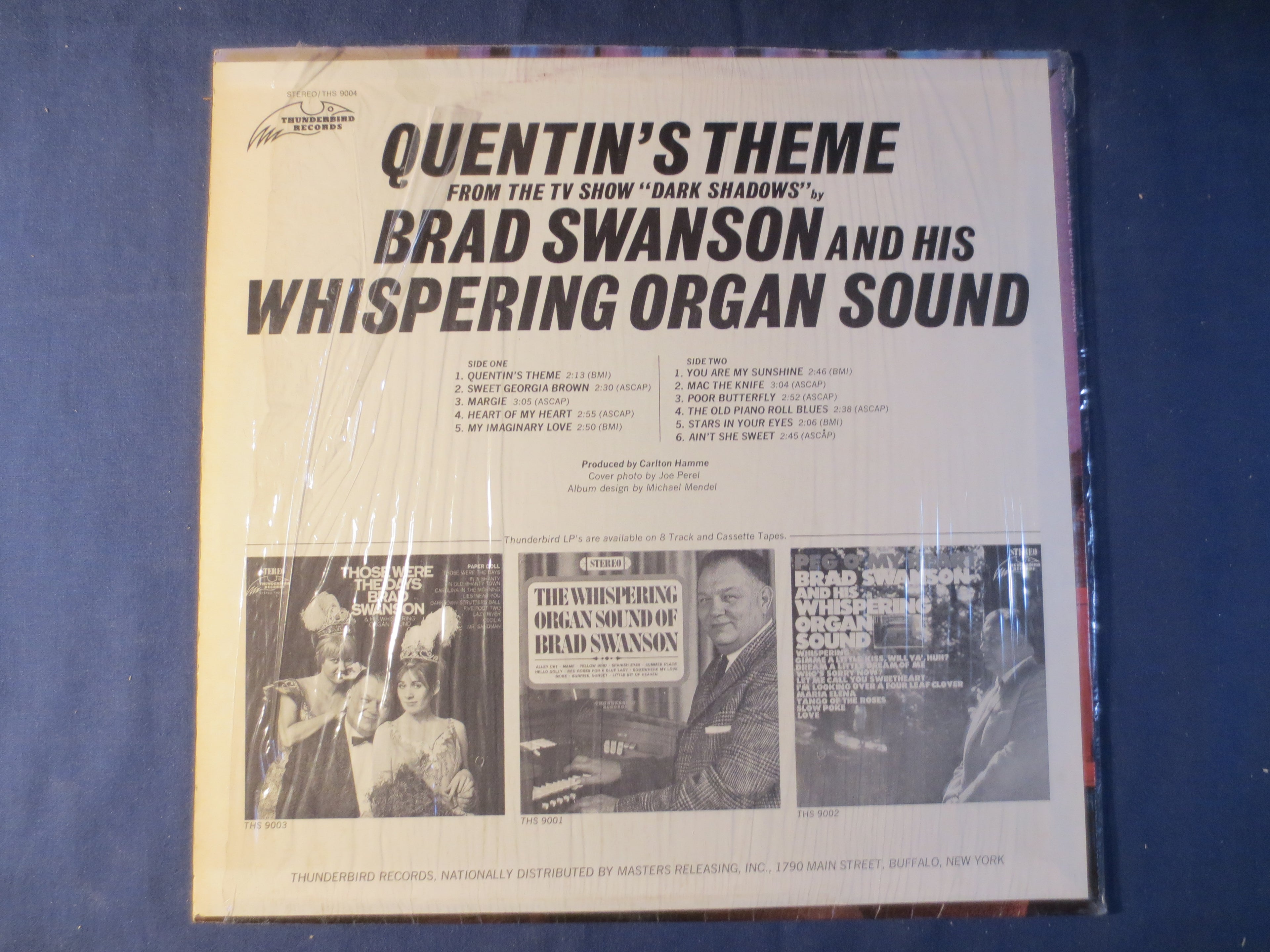 Brad Swanson – Quentin's Theme (1970s) Vinyl LP