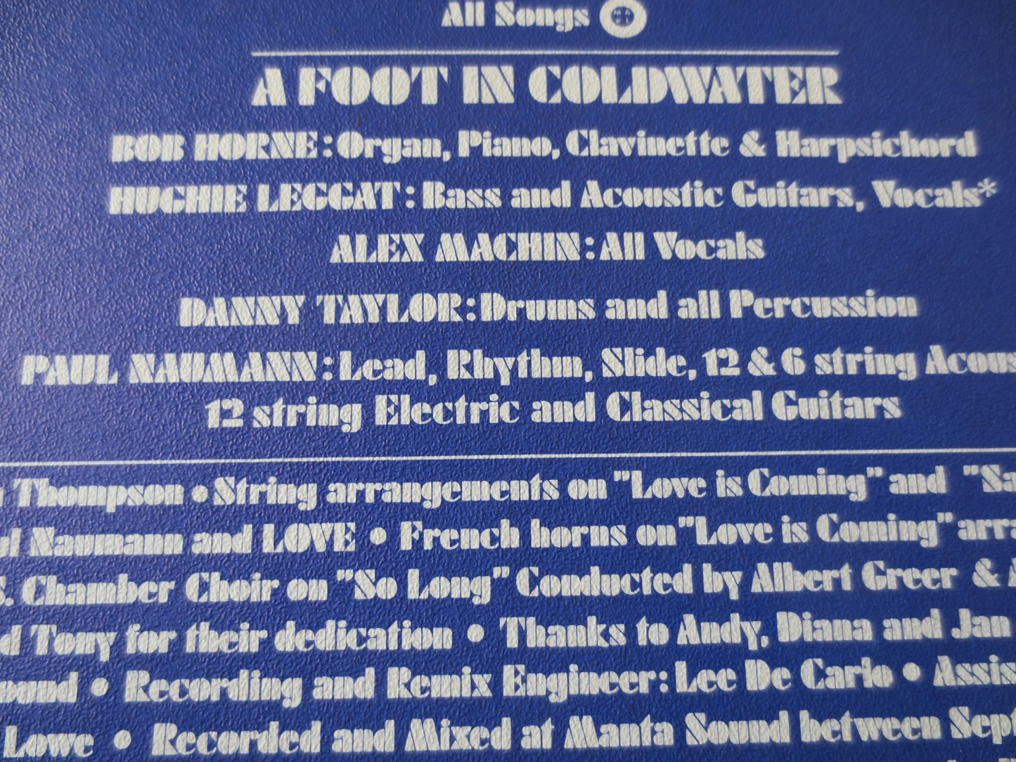 The SECOND, FOOT in COLDWATER, Vintage Vinyl, Record Vinyl, Rock Records, Vinyl Record, Vinyl lps, Rock lps, 1973 Records
