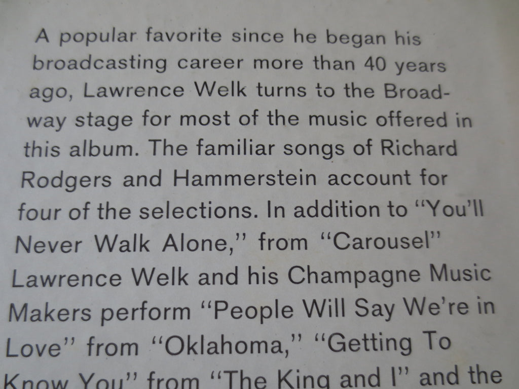 Lawrence Welk – You'll Never Walk Alone (1968) Vinyl LP