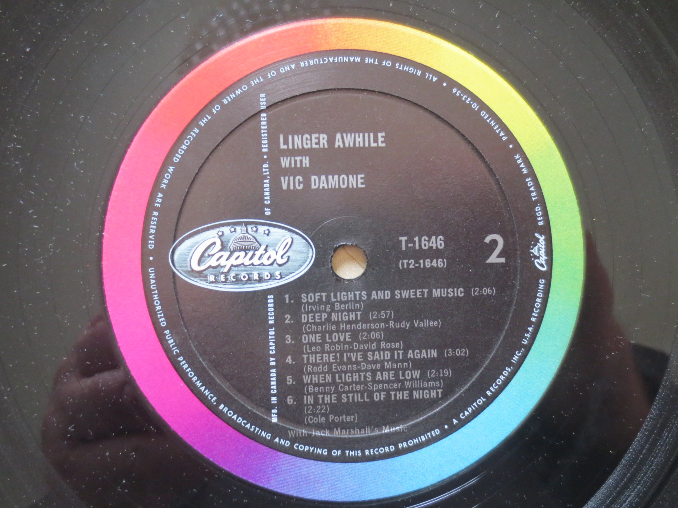 Vic Damone – Linger Awhile (1962) Vinyl LP