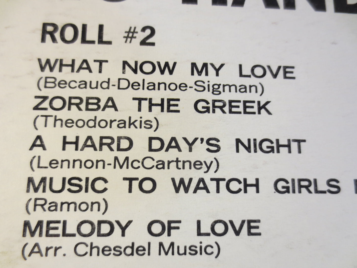 FRANK MALONE, PLAYER Piano Hits of the 60's, Ragtime Records, Honky Tonk Records, Vintage Vinyl, Vinyl Record, Record Vinyl