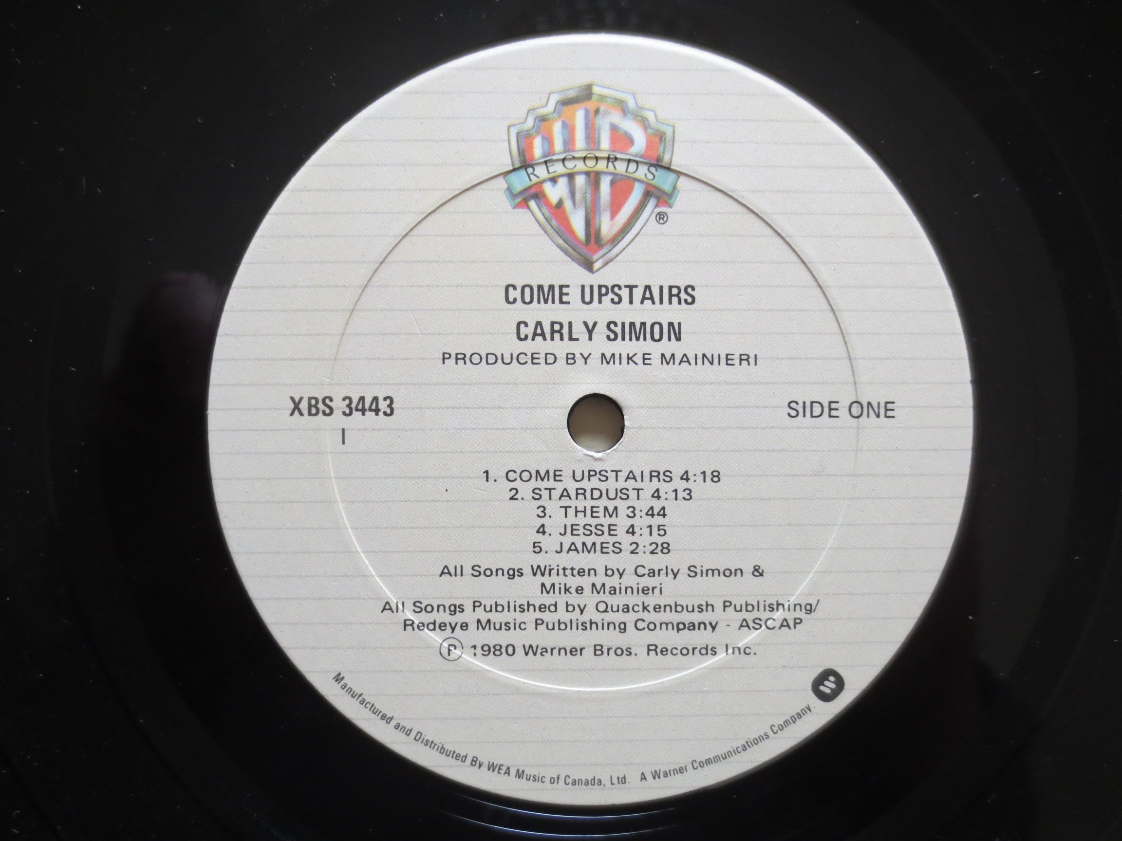 Carly Simon – Come Upstairs (1980) Vinyl LP