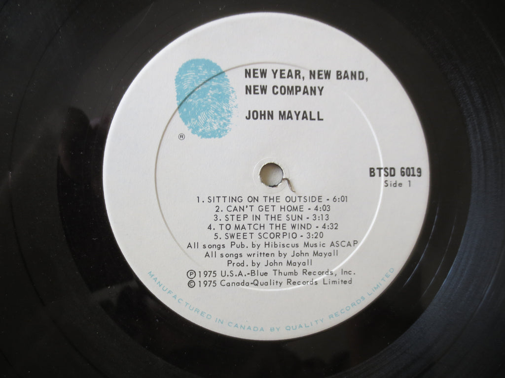 John Mayall – New Year New Band New Company (1975) Vinyl LP