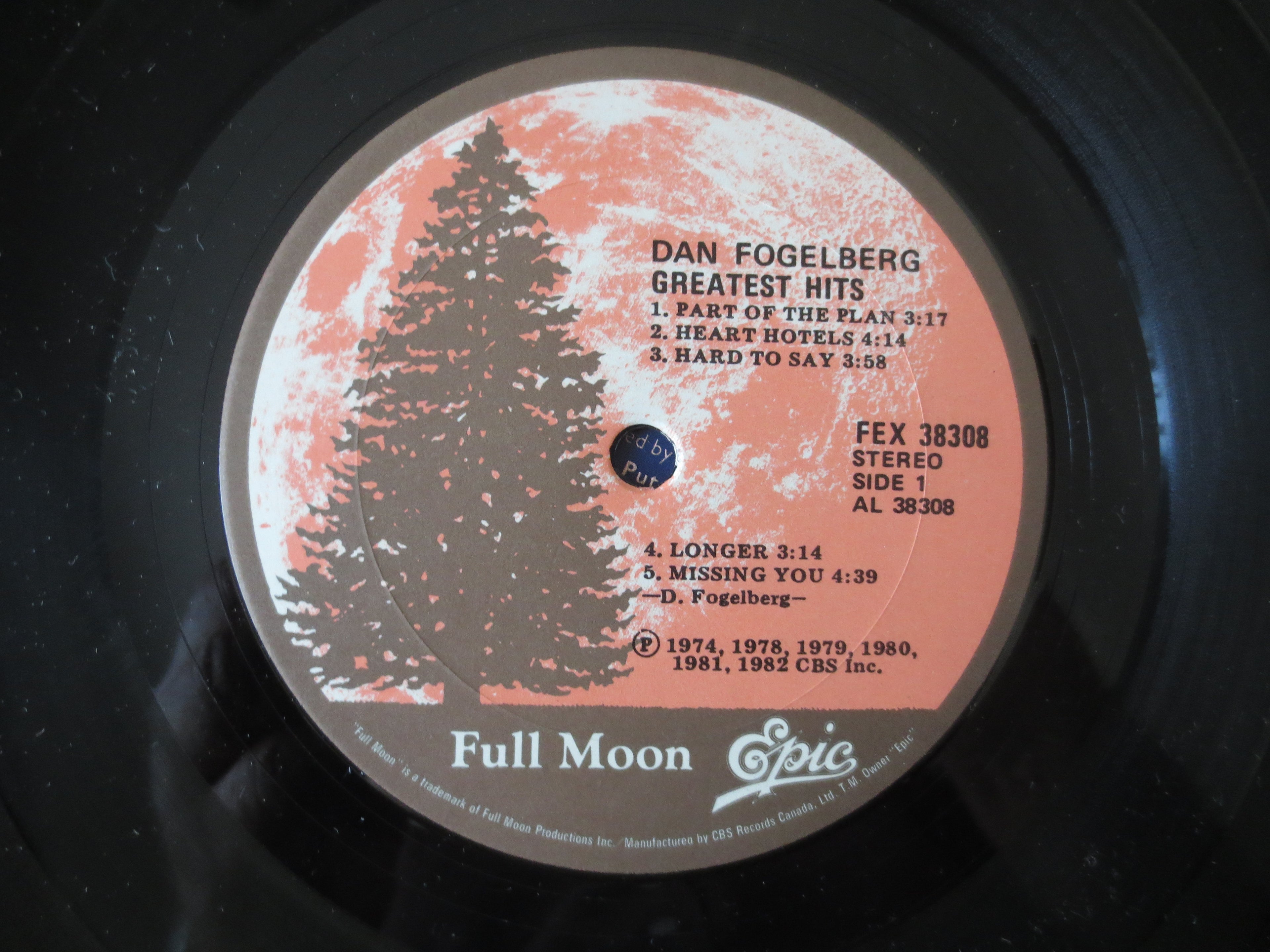 Dan Fogelberg – Greatest Hits (1982) [Vinyl LP]