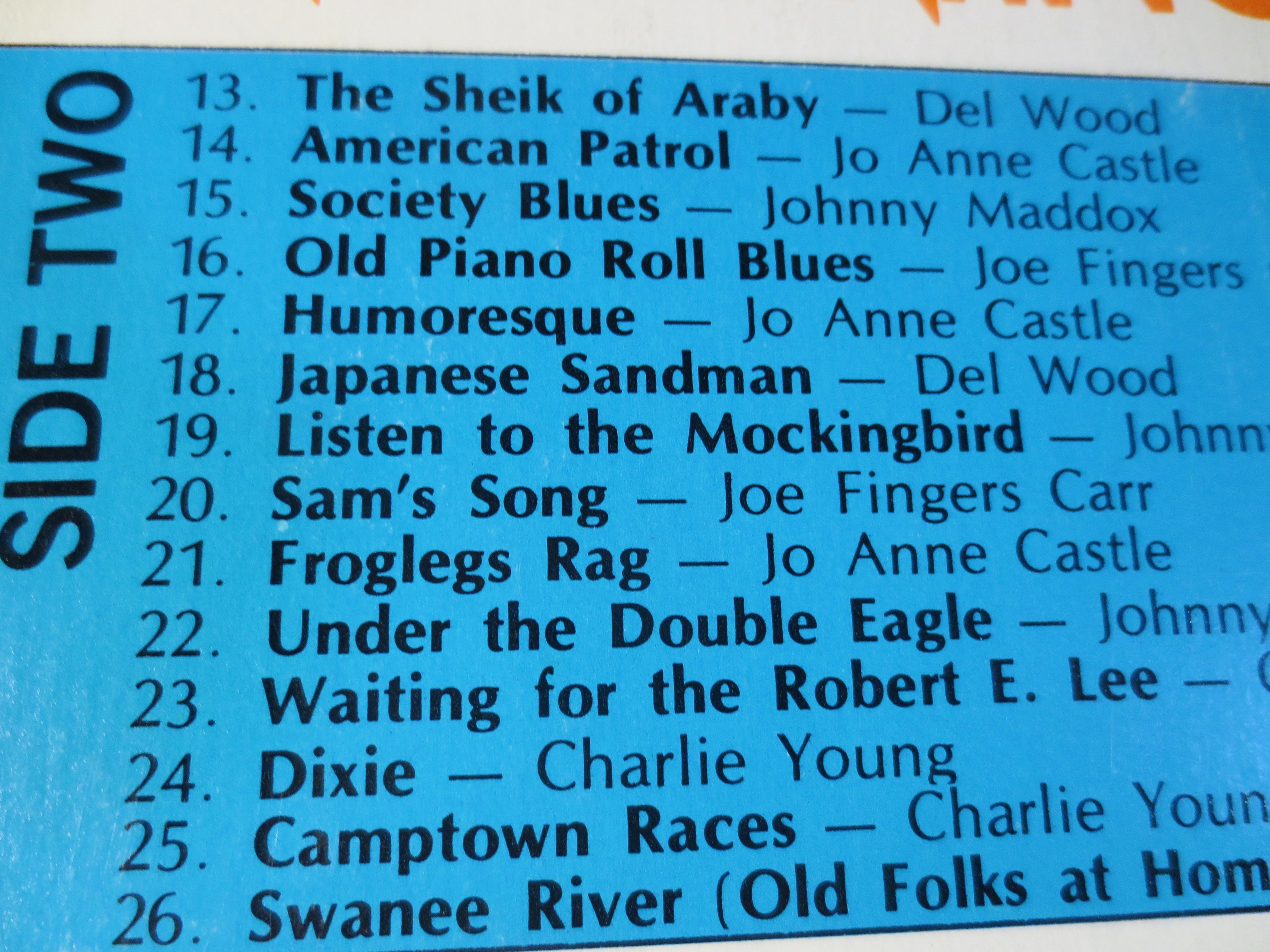 26 Non-Stop Sing Along Honky Tonk (1971) Vinyl LP