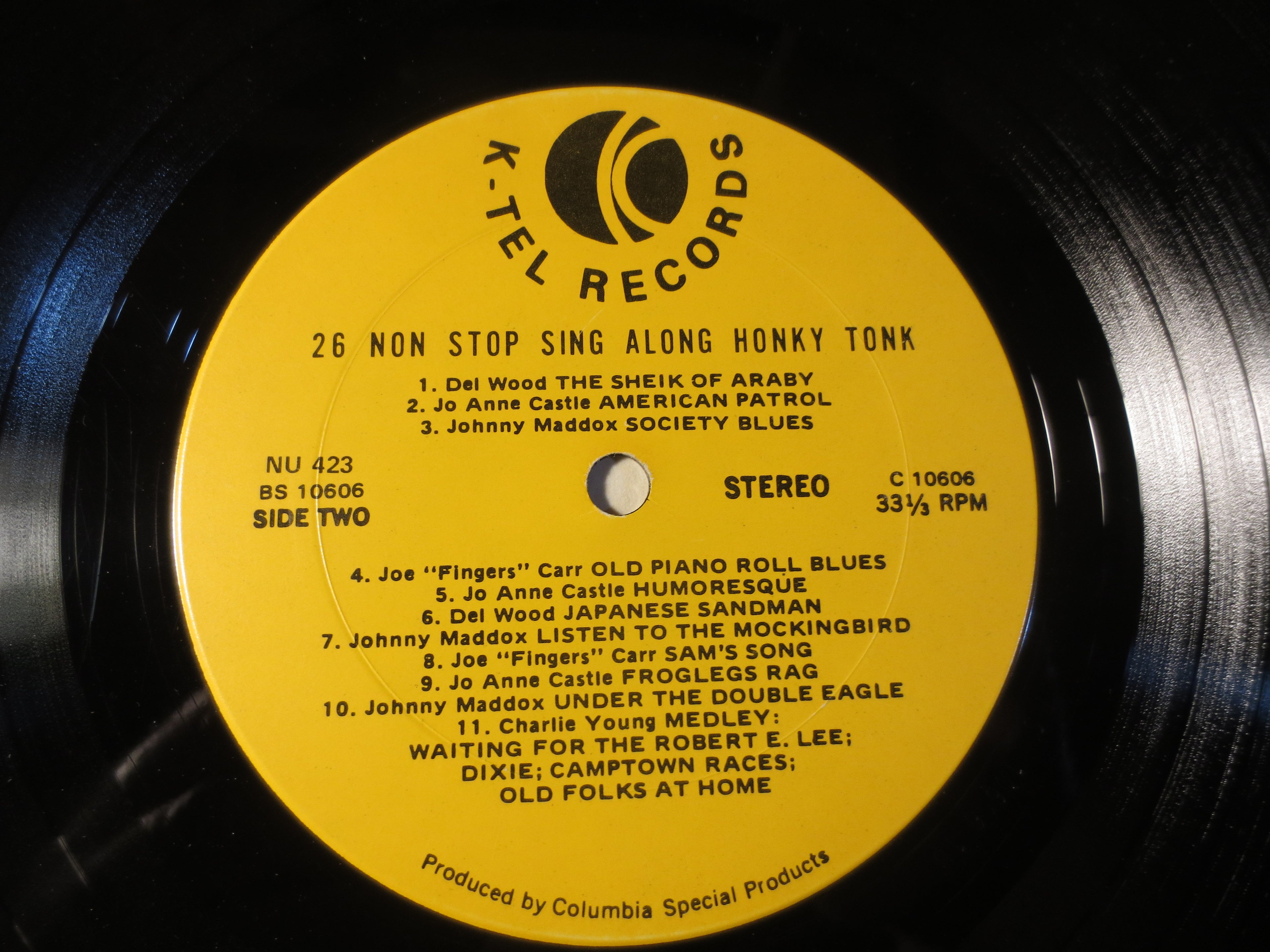 26 Non-Stop Sing Along Honky Tonk (1971) Vinyl LP