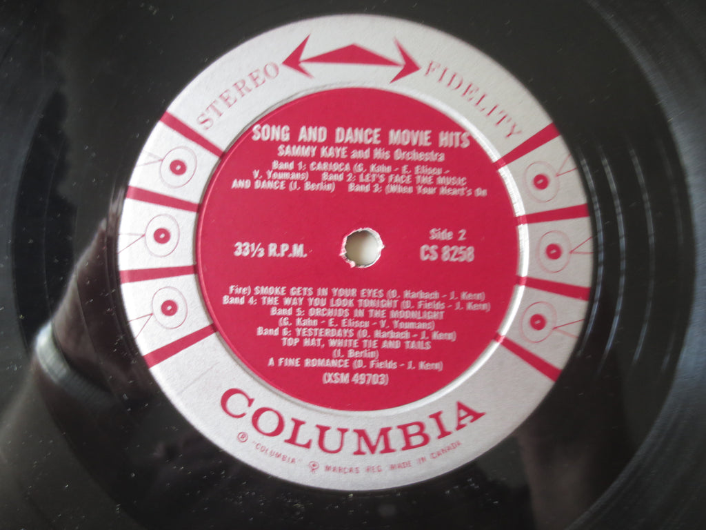 Sammy Kaye – Song and Dance Movie Hits (1960) Vinyl LP