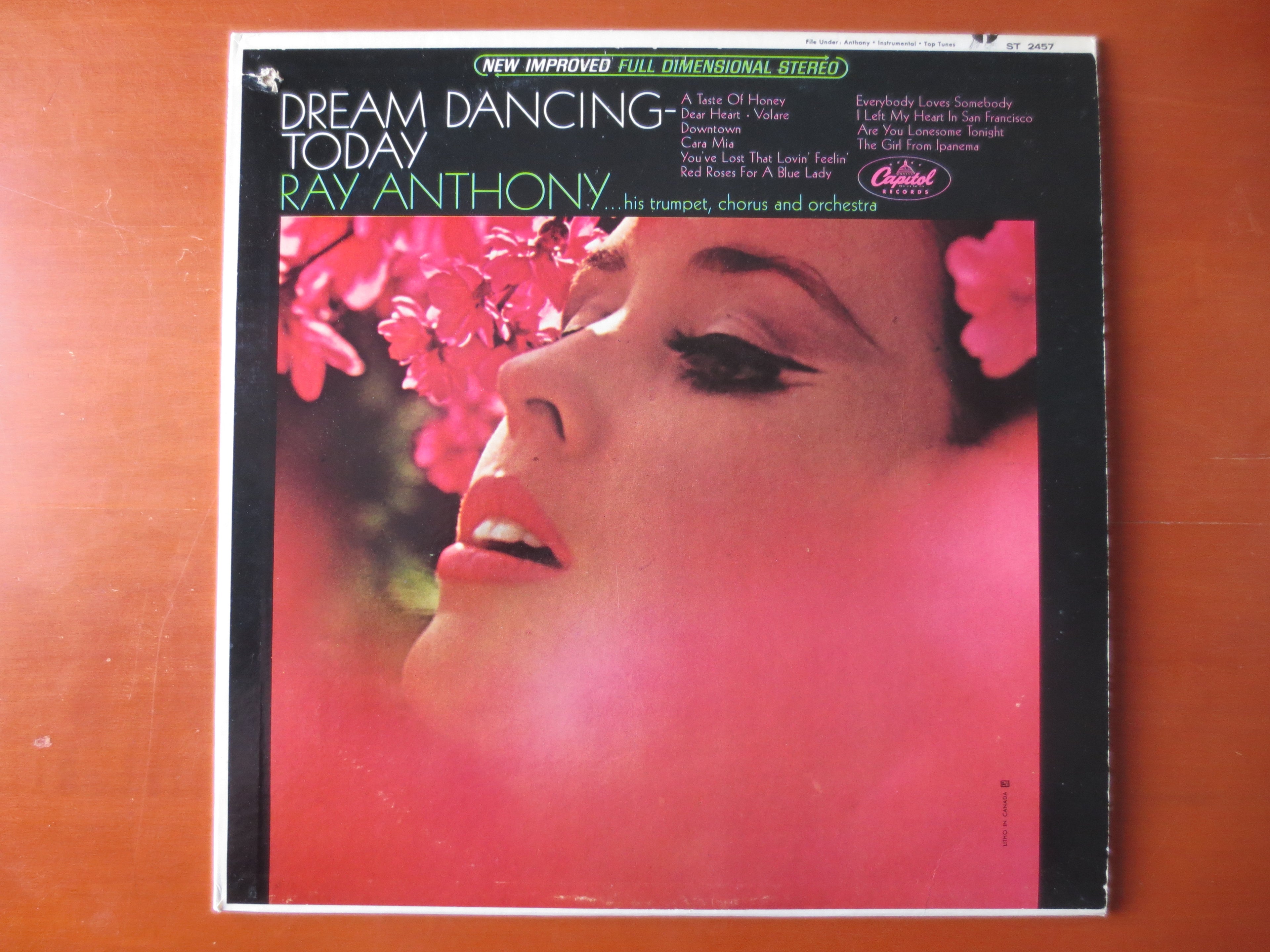 Ray Anthony and His Orchestra – Dream Dancing Today (1966) Vinyl LP
