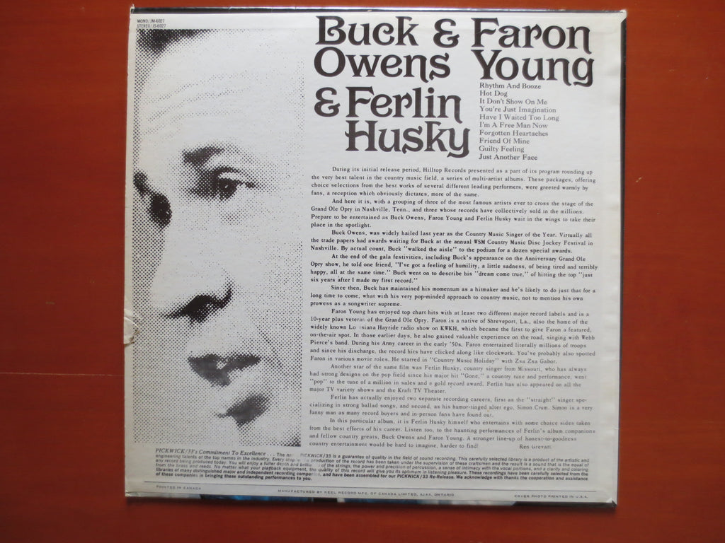 Buck Owens / Ferlin Husky / Faron Young (1965) Vinyl LP