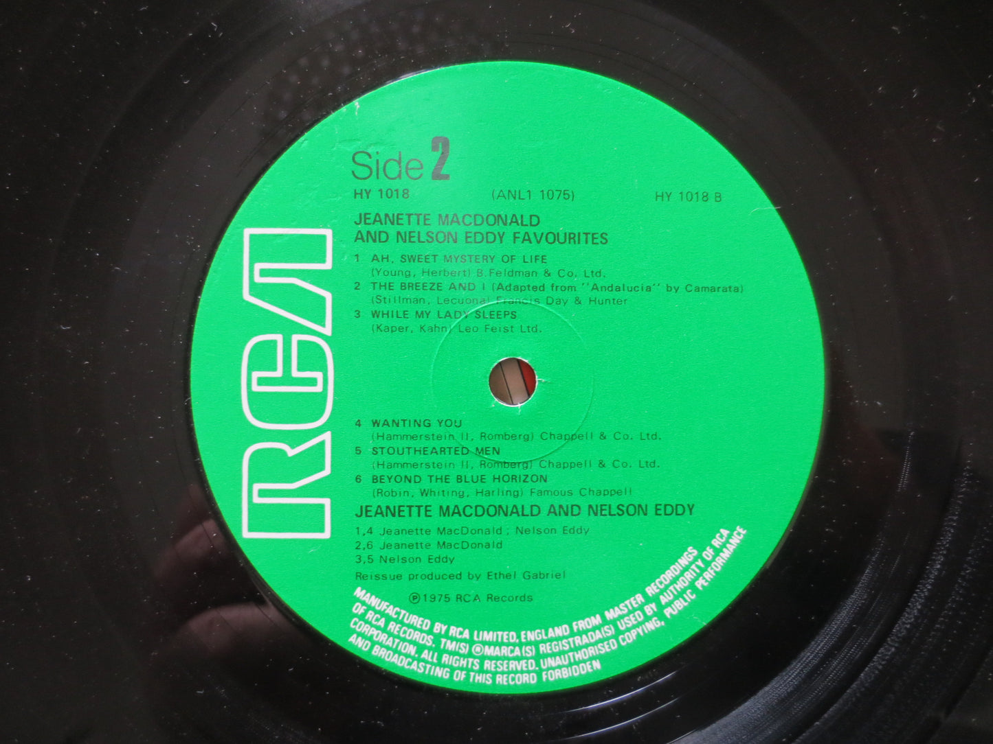 JEANETTE MacDonald, NELSON EDDY Record, Nelson Eddy Album, Jazz Record, Jazz Album, Nelson Eddy Vinyl, Vinyl, 1976 Records