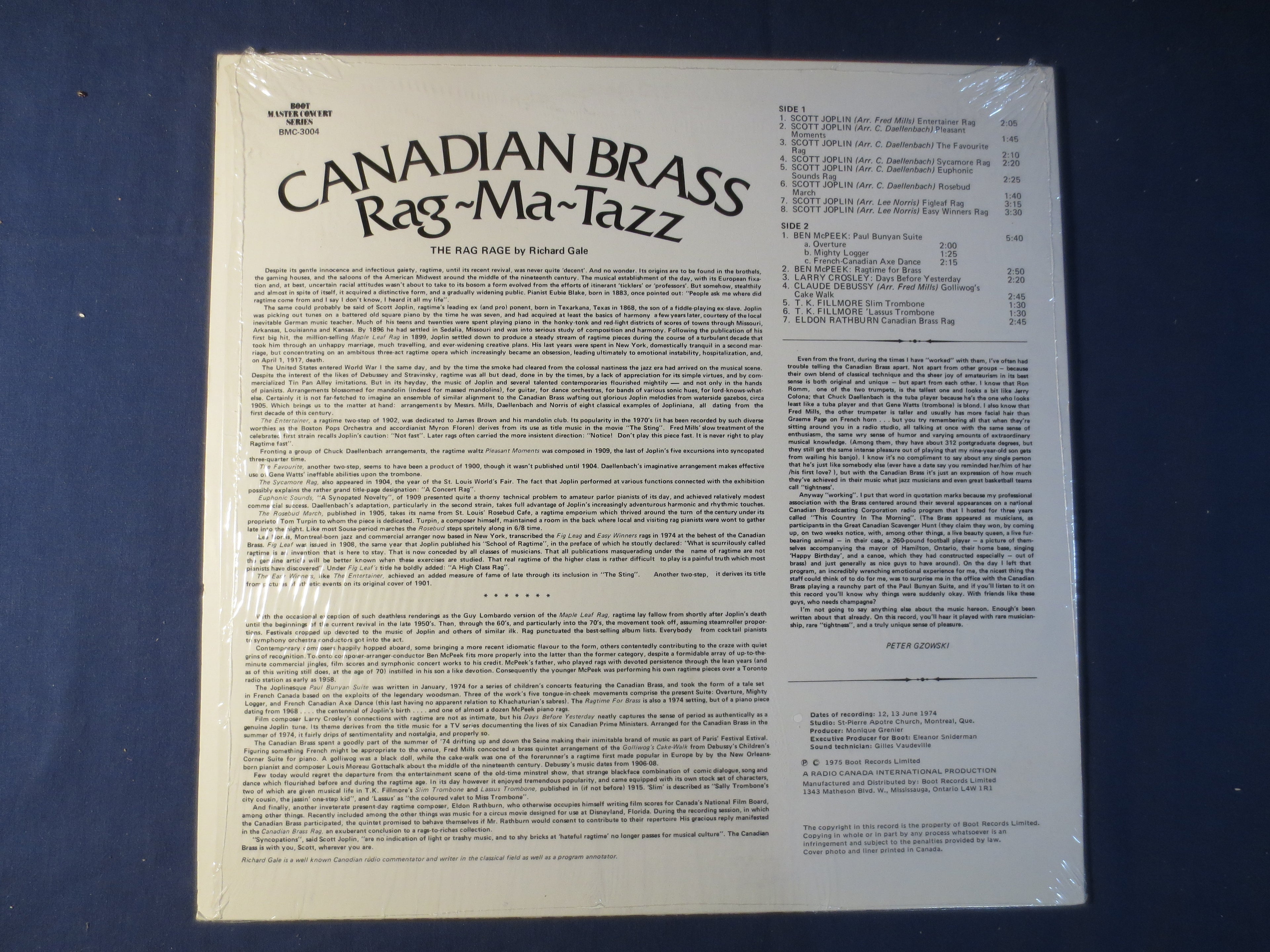 Canadian Brass – Rag-Ma-Taz (1975) [Vinyl LP]