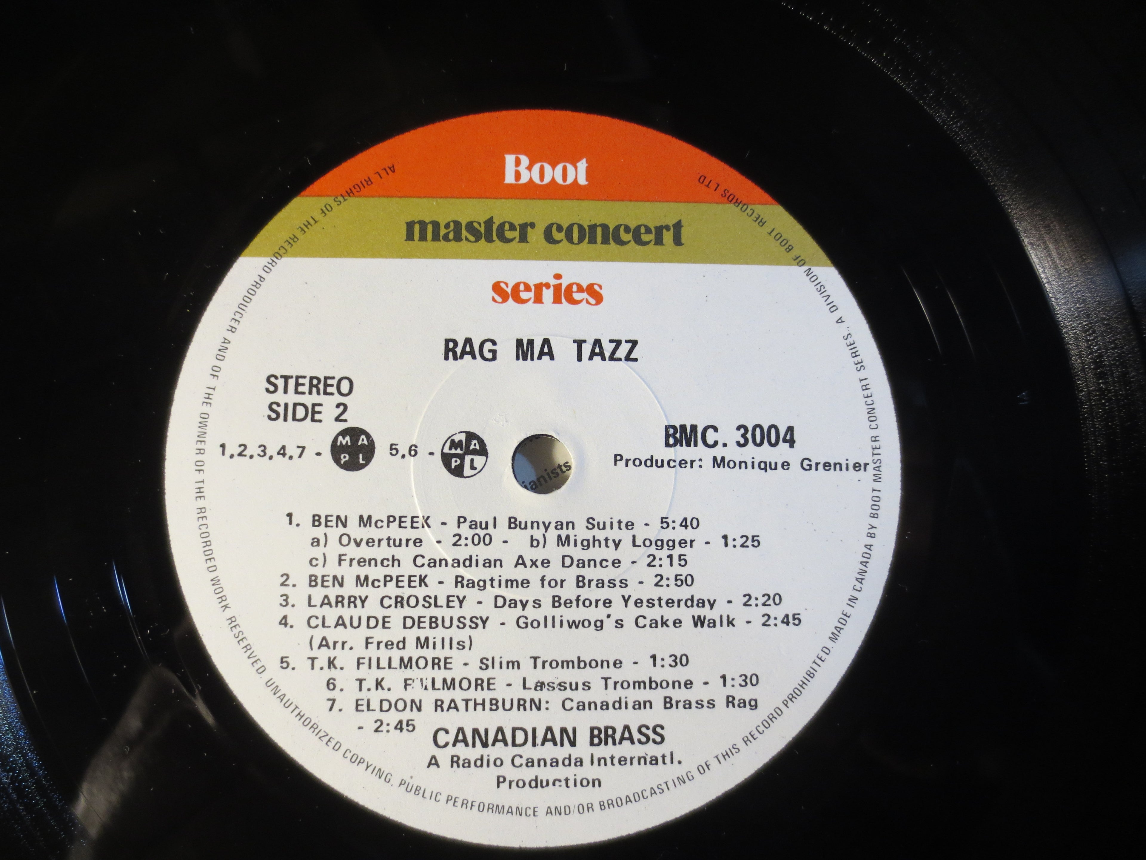 Canadian Brass – Rag-Ma-Taz (1975) [Vinyl LP]