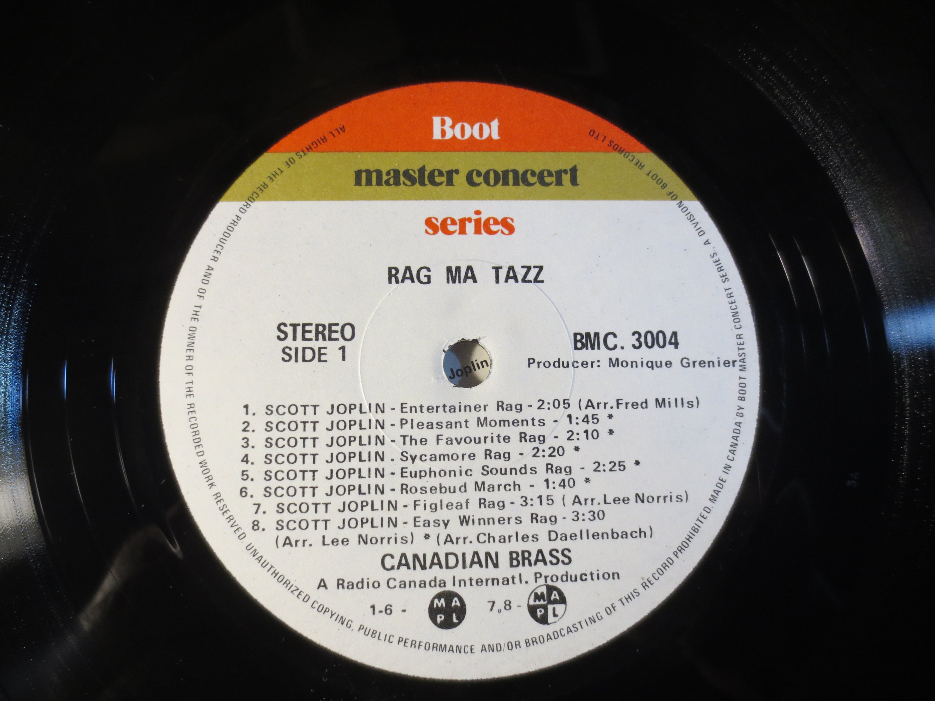 Canadian Brass – Rag-Ma-Taz (1975) [Vinyl LP]