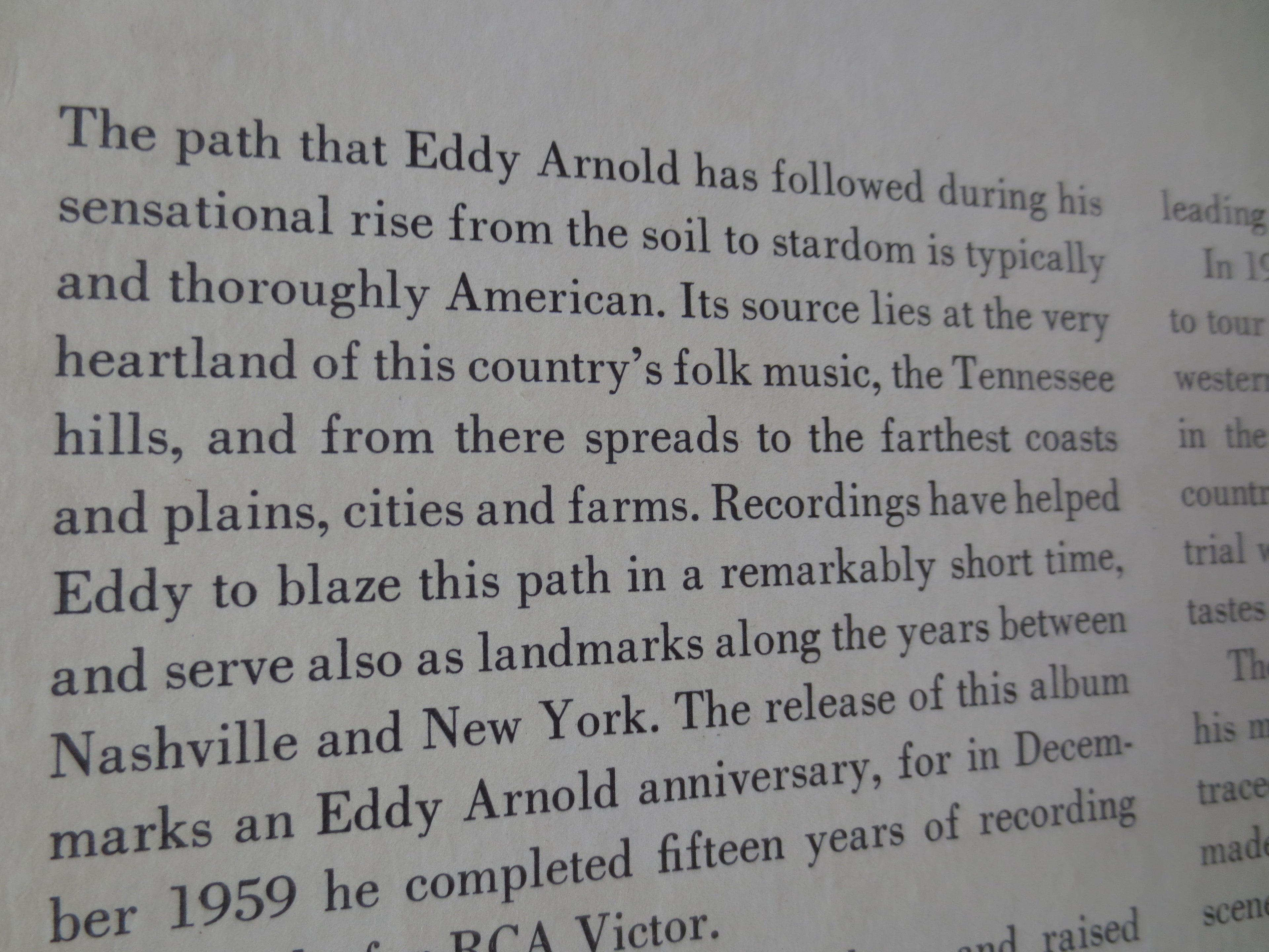 Eddy Arnold – More Eddy Arnold (1960) Vinyl LP