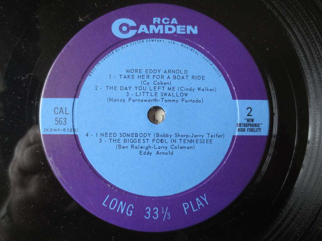 Eddy Arnold – More Eddy Arnold (1960) Vinyl LP