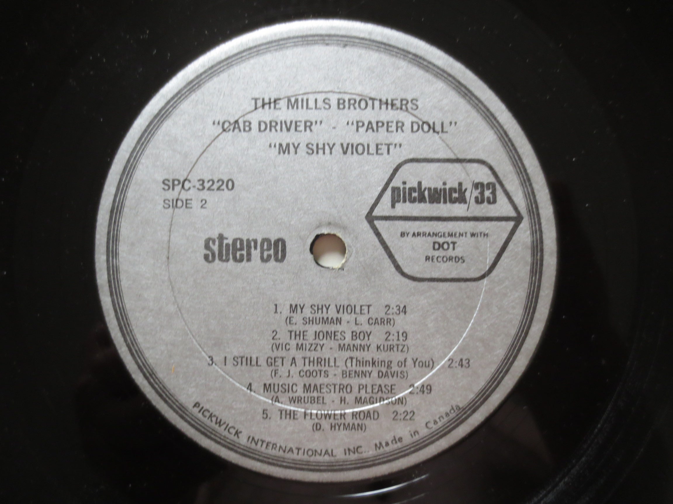 The Mills Brothers – Paper Doll (1969) Vinyl LP