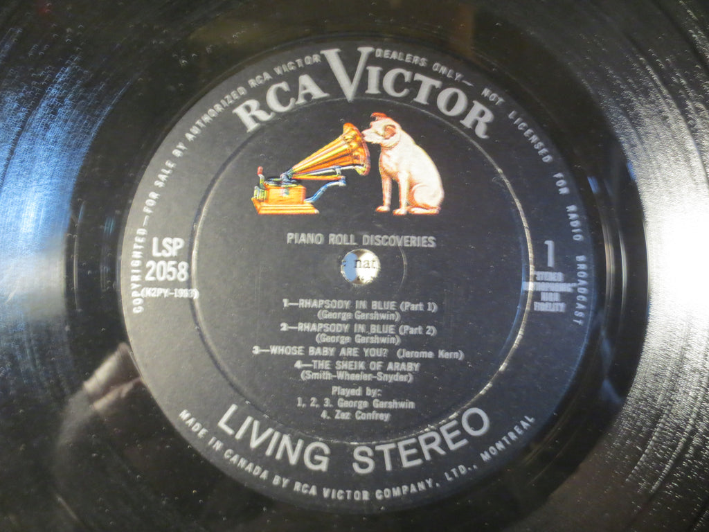 Piano Roll Discoveries (1959) Vinyl LP