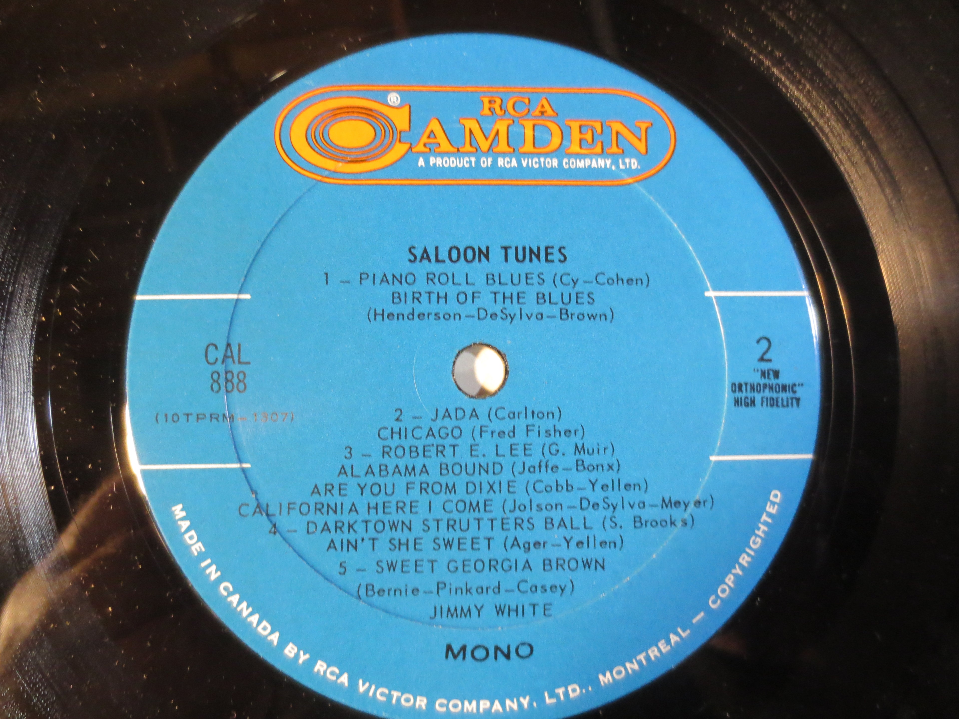 Jimmy White – Saloon Tunes (1965) Vinyl LP