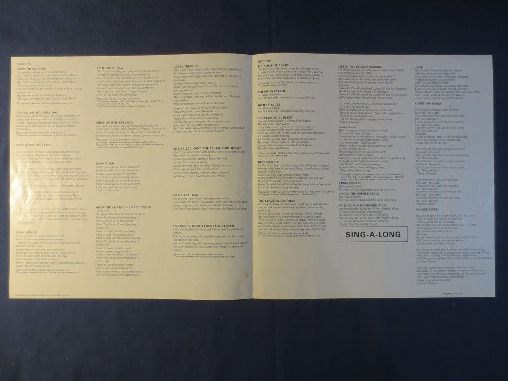 26 Non-Stop Sing Along Honky Tonk (1971) Vinyl LP