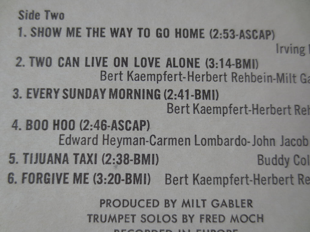 Bert Kaempfert – Strangers in the Night (1966) Vinyl LP