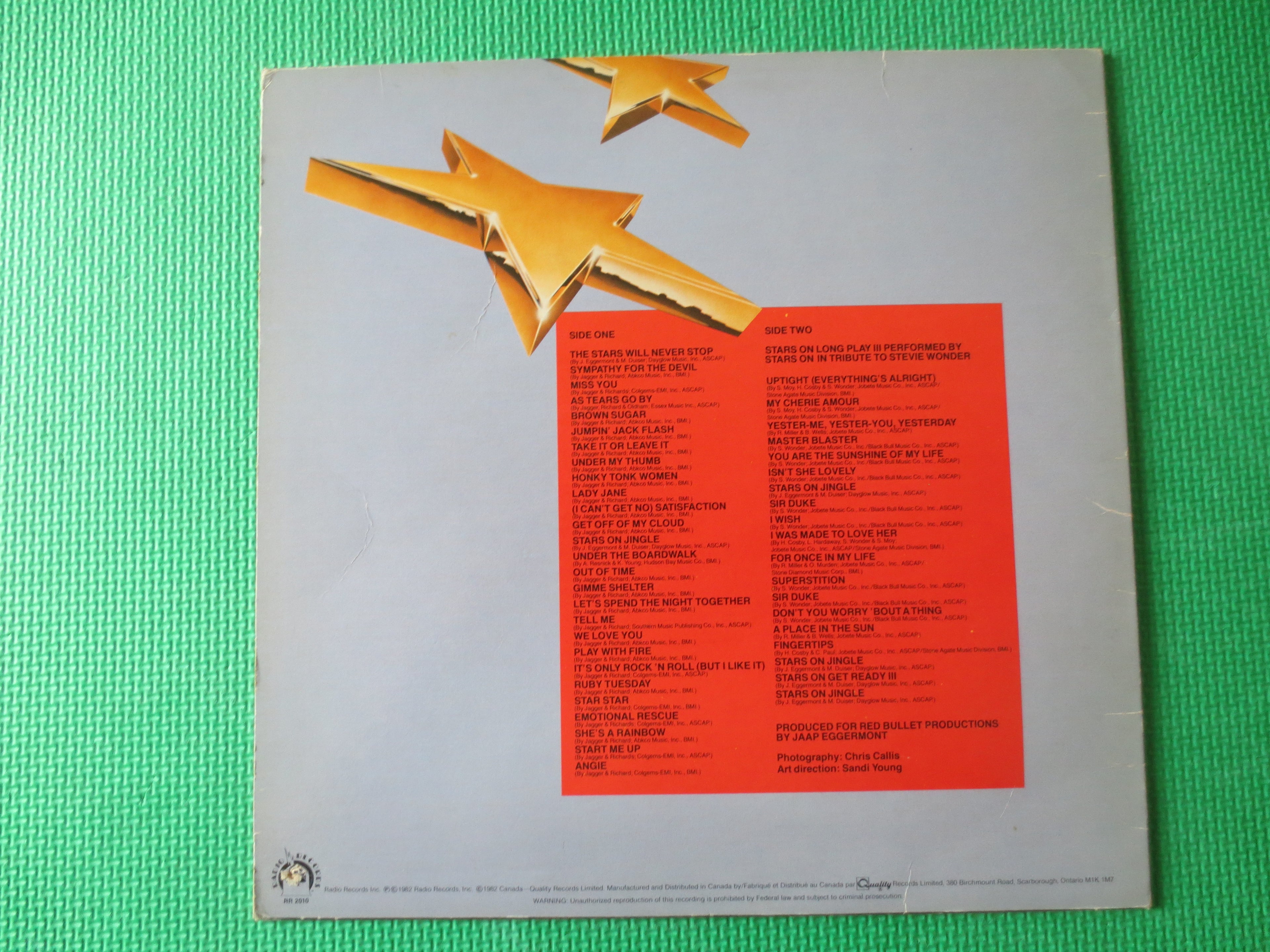 Stars on Long Play III (1982) Vinyl LP