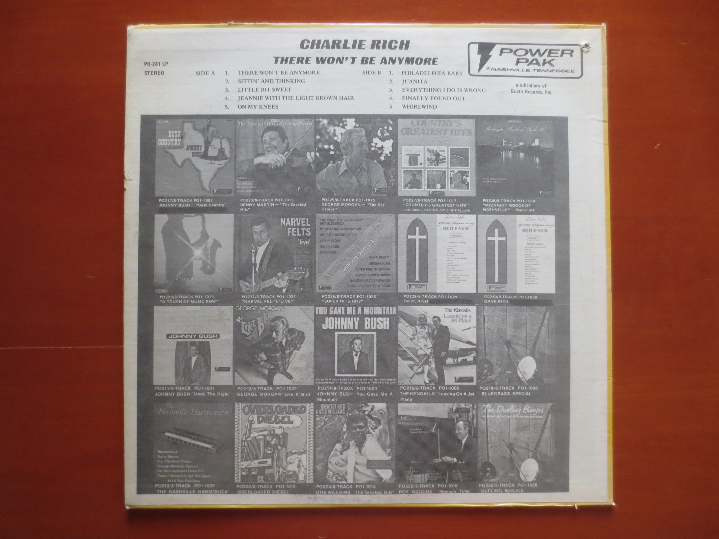 Charlie Rich – There Won't Be Anymore (1974) Vinyl LP