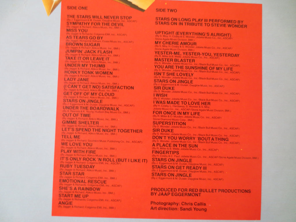 Stars on Long Play III (1982) Vinyl LP