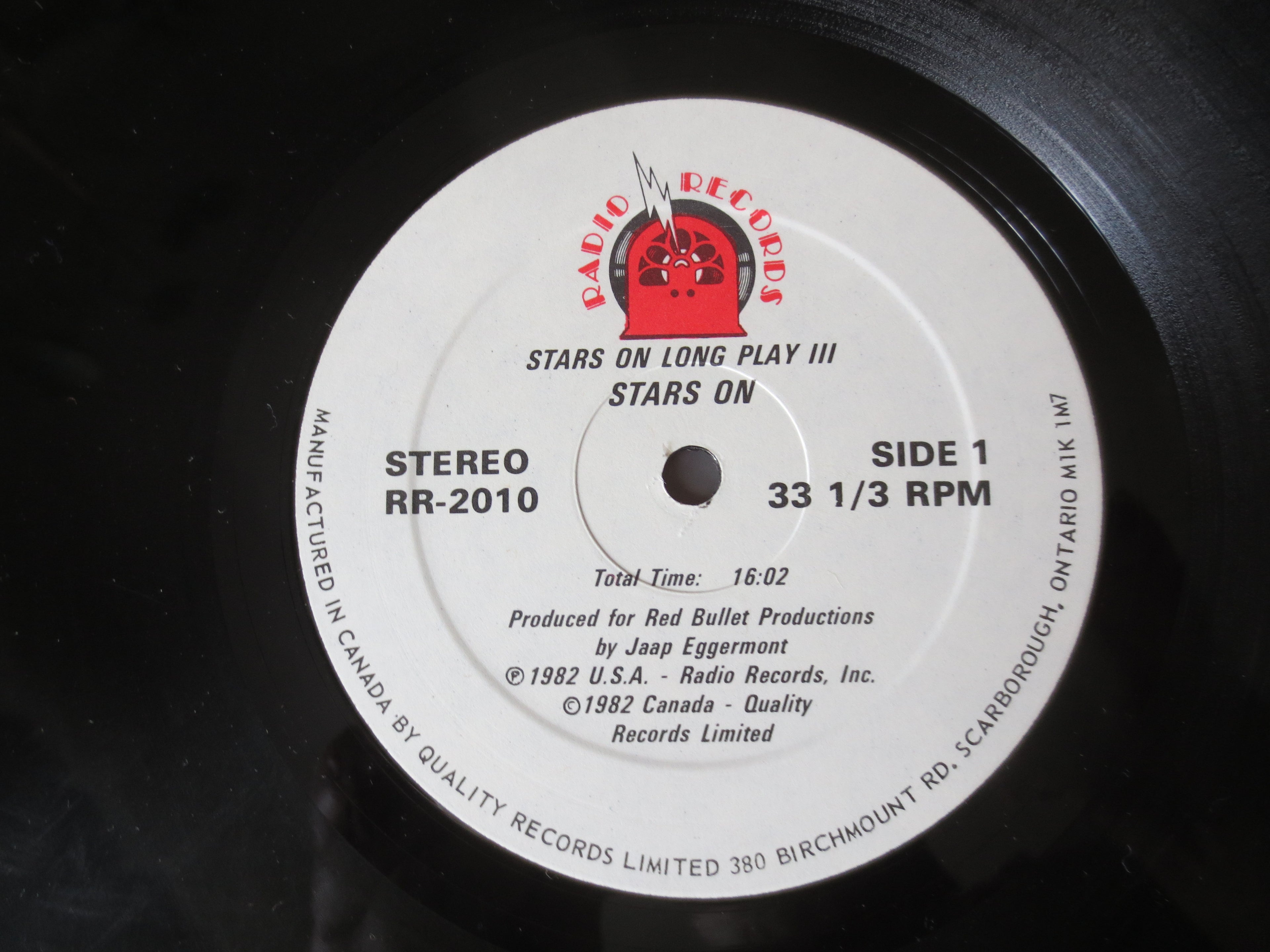 Stars on Long Play III (1982) Vinyl LP