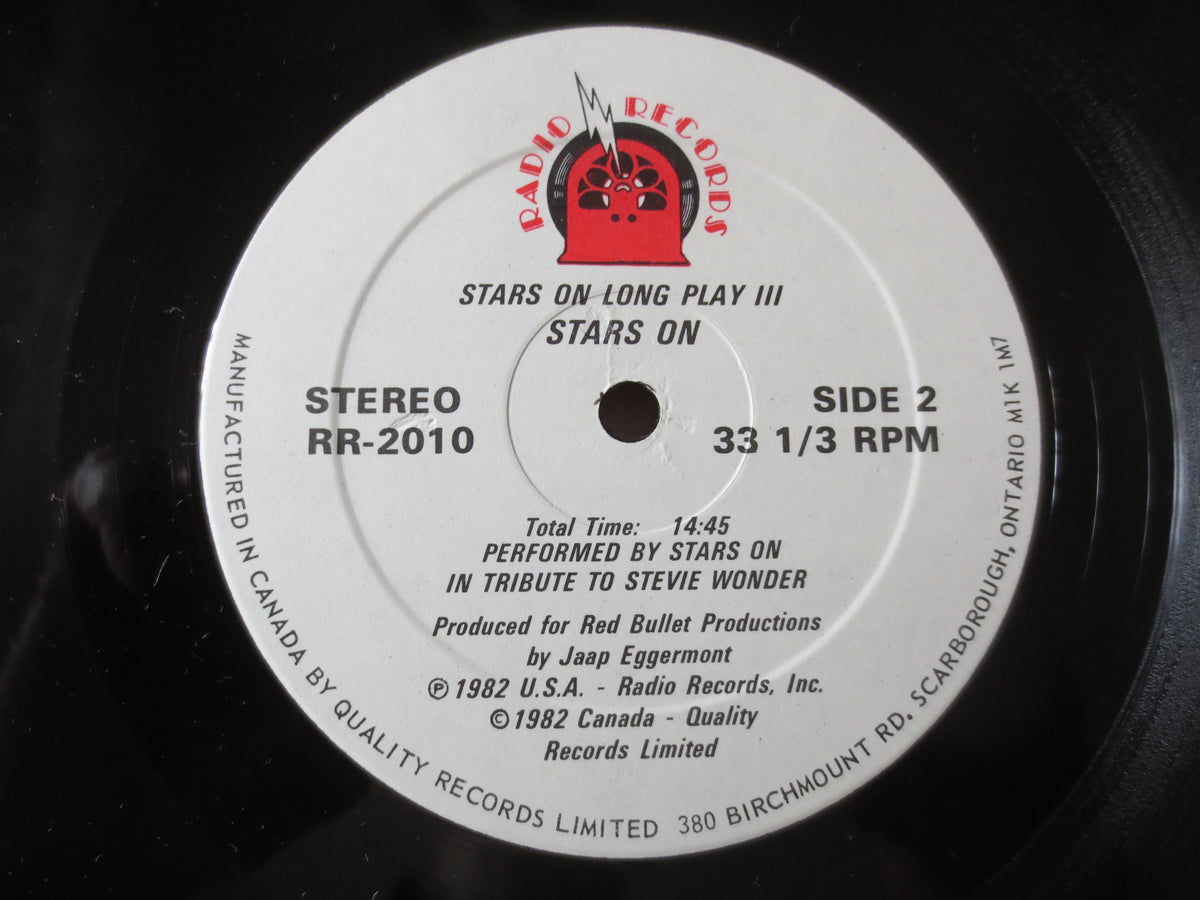 Stars on Long Play III (1982) Vinyl LP