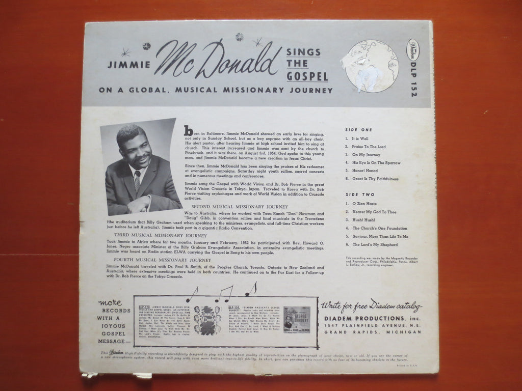 Jimmie MacDonald – Sings the Gospel (Vinyl LP)