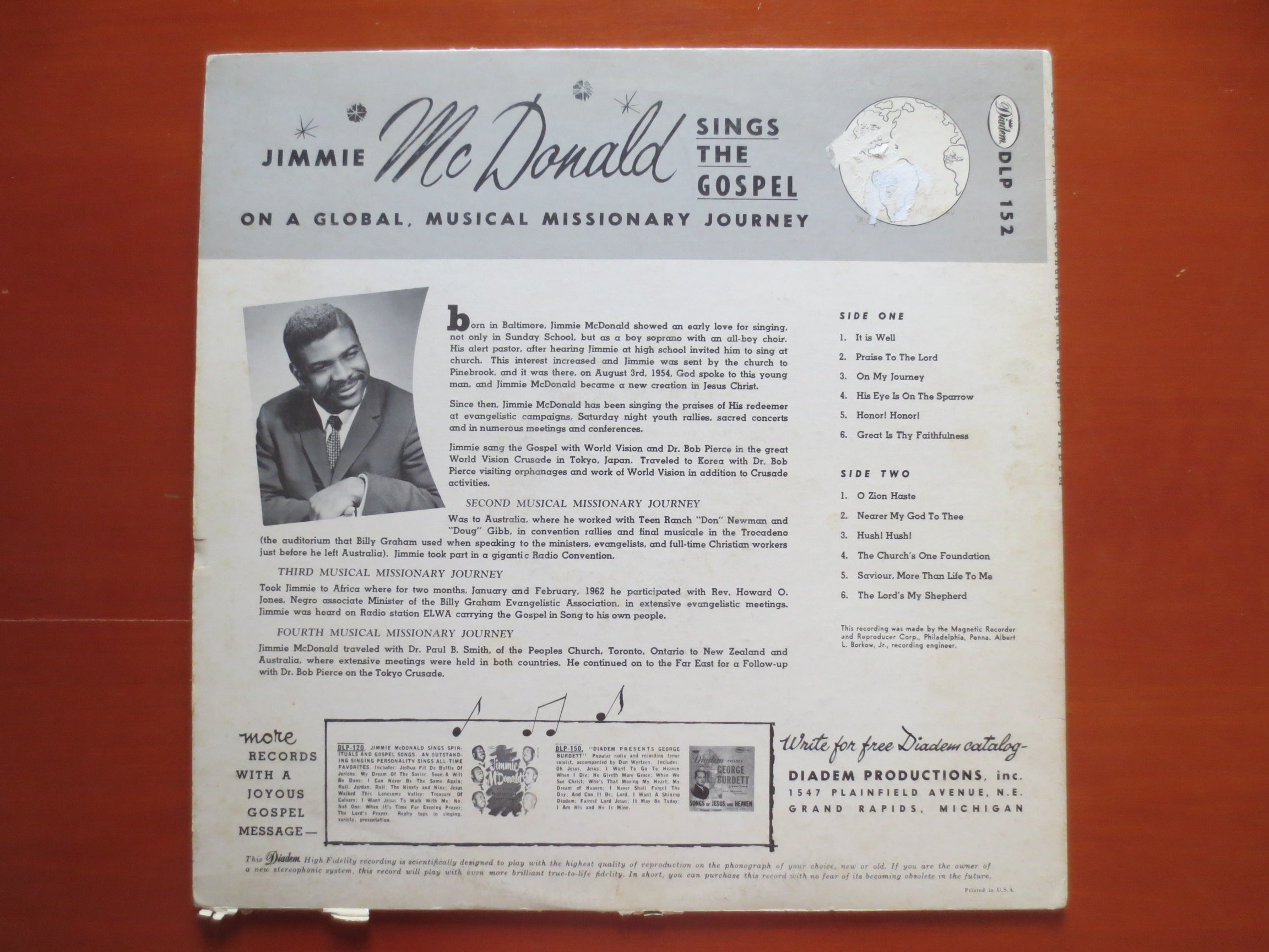 Jimmie MacDonald – Sings the Gospel (Vinyl LP)