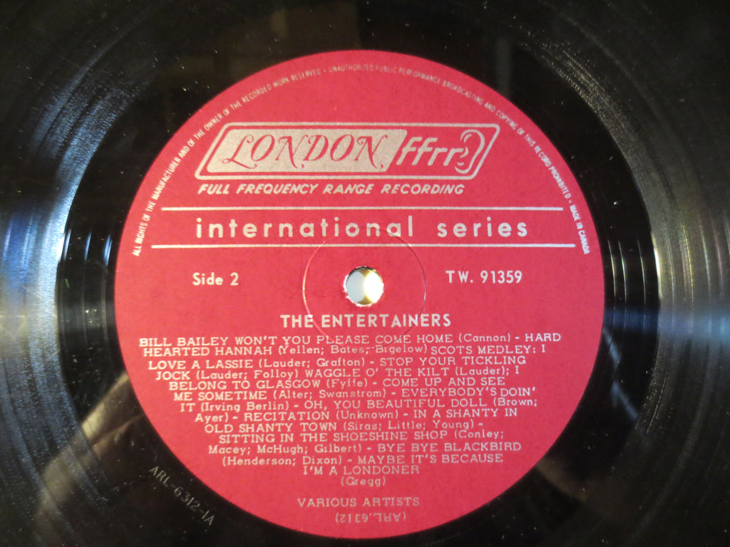 The Entertainers – Pubs, Pearlies & Pints (1964) Vinyl LP