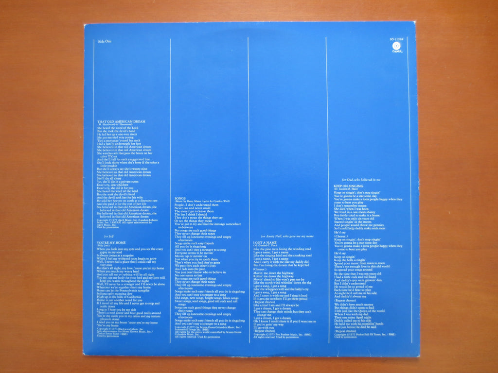 Helen Reddy – Love Song for Jeffrey (1974) Vinyl LP