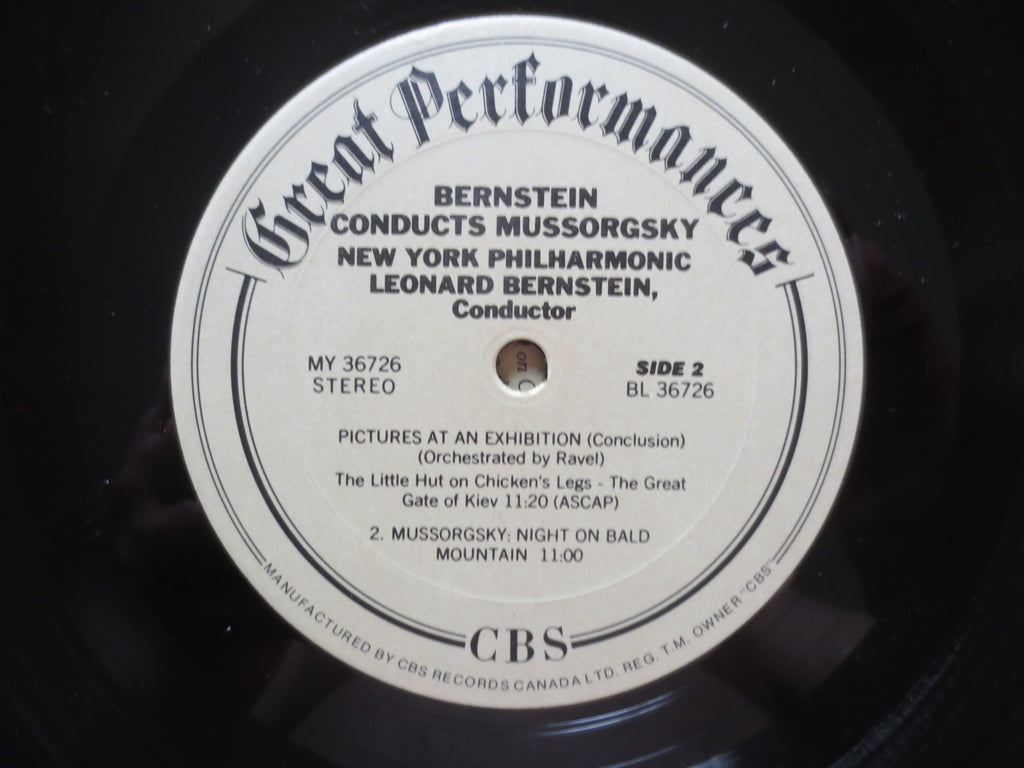 Leonard Bernstein – Mussorgsky: Pictures at an Exhibition (1981) Vinyl LP