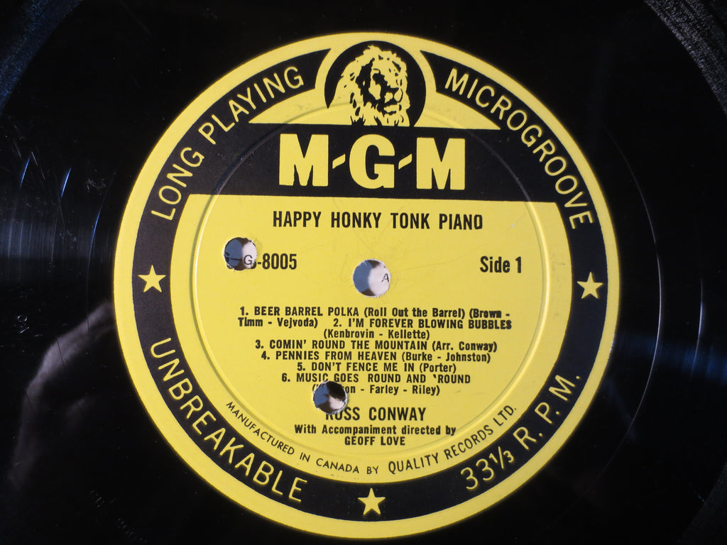 Russ Conway – Happy Honky Tonk Piano (1959) Vinyl LP
